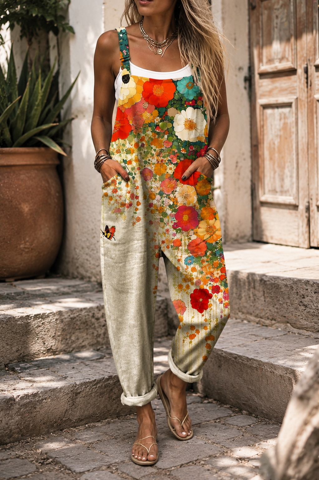 Elena – Floral Jumpsuit