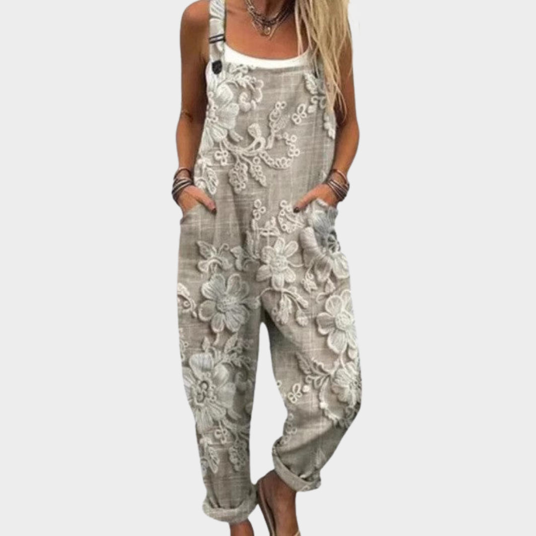 Elena – Soft Blossom Jumpsuit