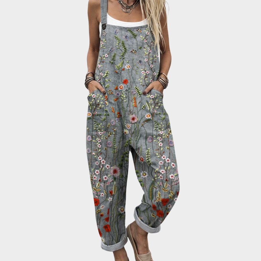 Elena – Artistic Print Jumpsuit